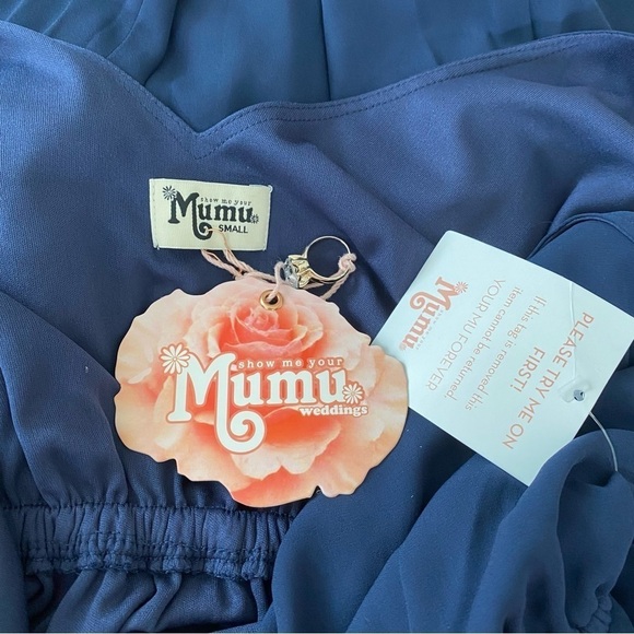 NWT Show Me Your Mumu Kendall
Maxi Dress Rich Navy Blue S - Picture 12 of 13